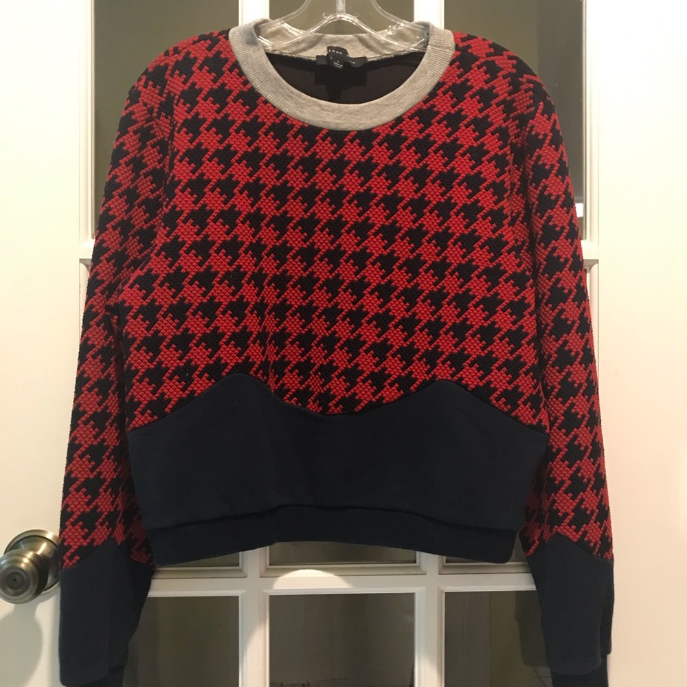 Long Sleeve Pattern Sweatshirt